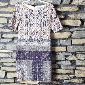 Women's Antonio Melanie midi spring floral dress sz 2